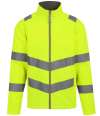 RG557 TRA712 Regatta High Visibility Pro Contract Ablaze Soft Shell Jacket Yellow colour image
